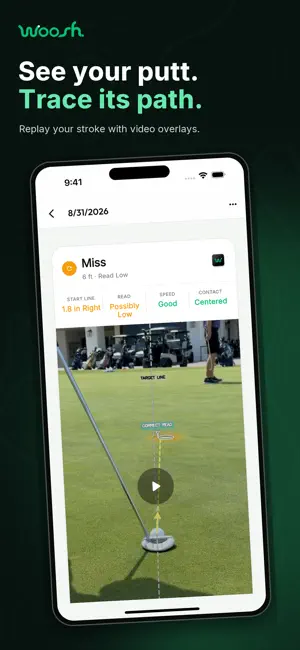 Woosh Putting: Golf Coach screenshot 1
