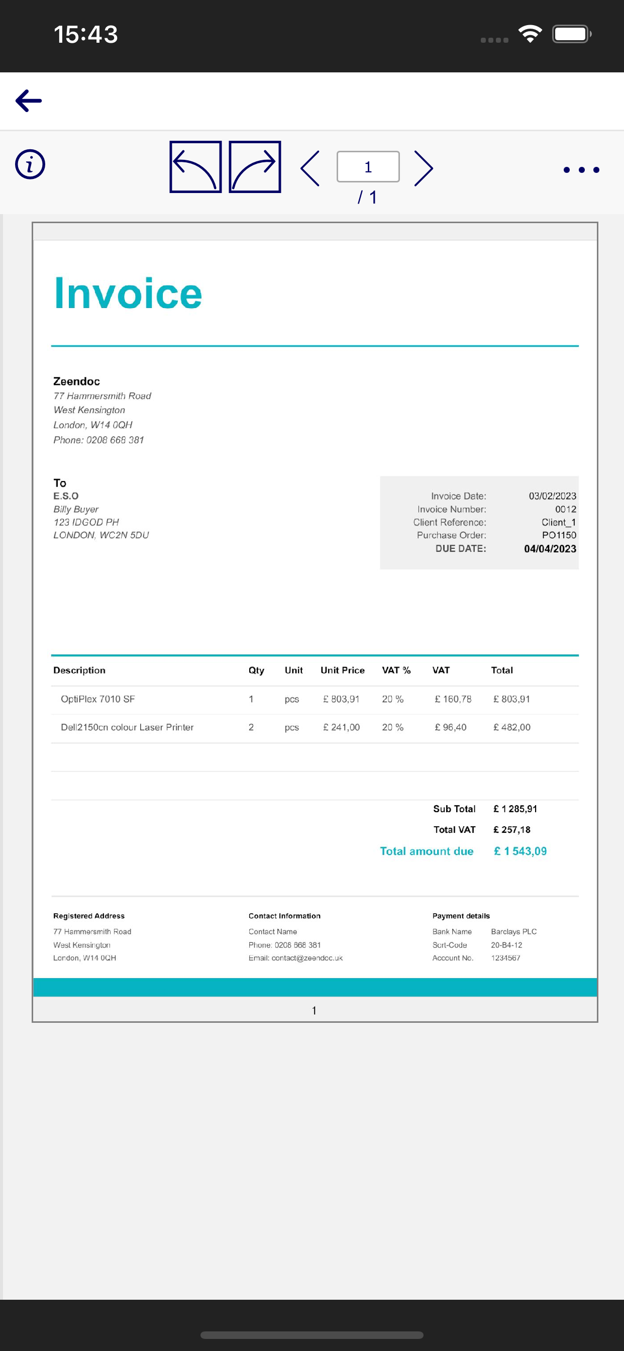 Zeendoc screenshot 4