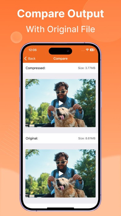 Video Compressor : Save Space iPhone screenshot 8 - Photo & Video app