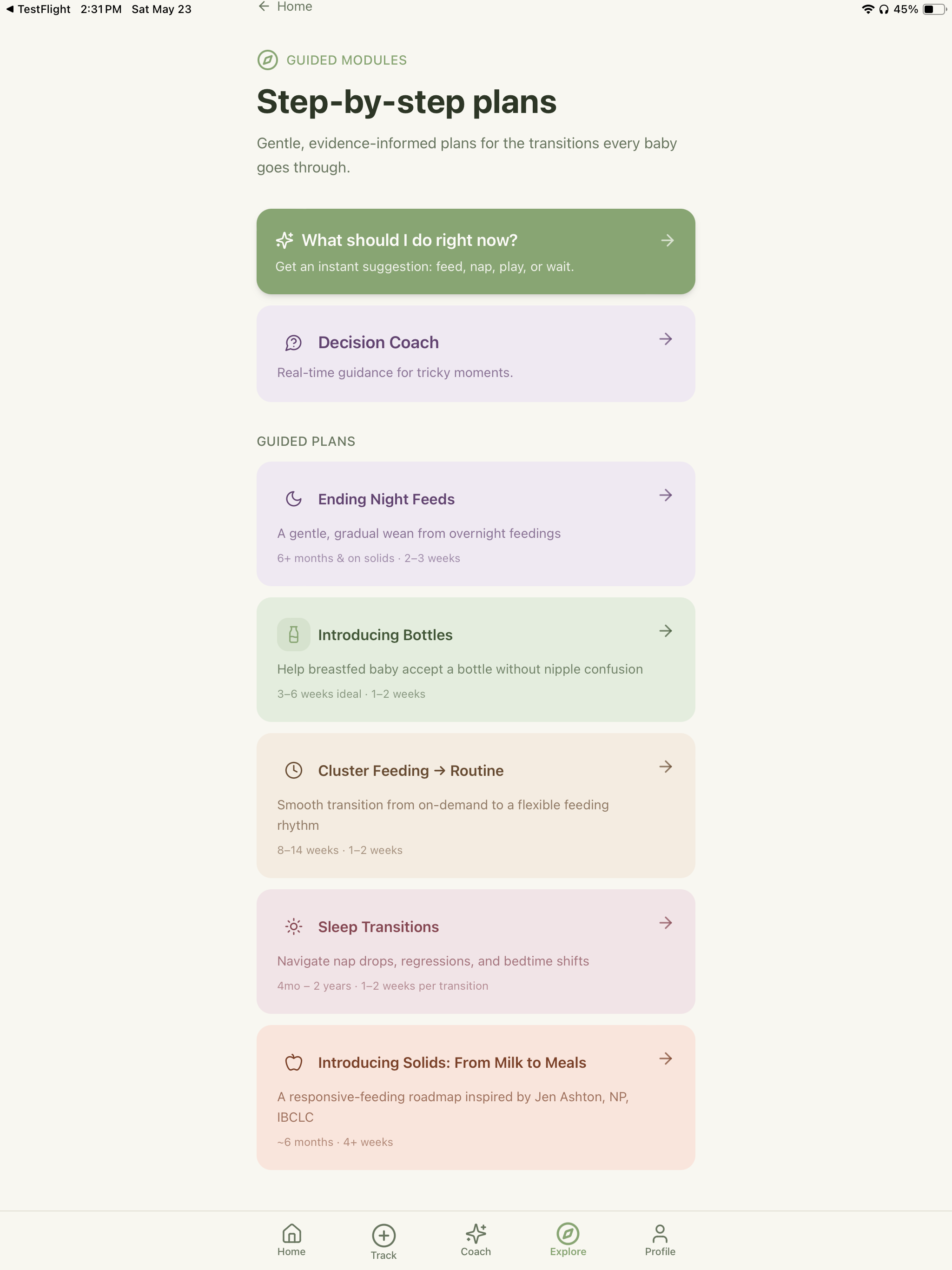 Latchd: Baby Tracker & Coach screenshot 9