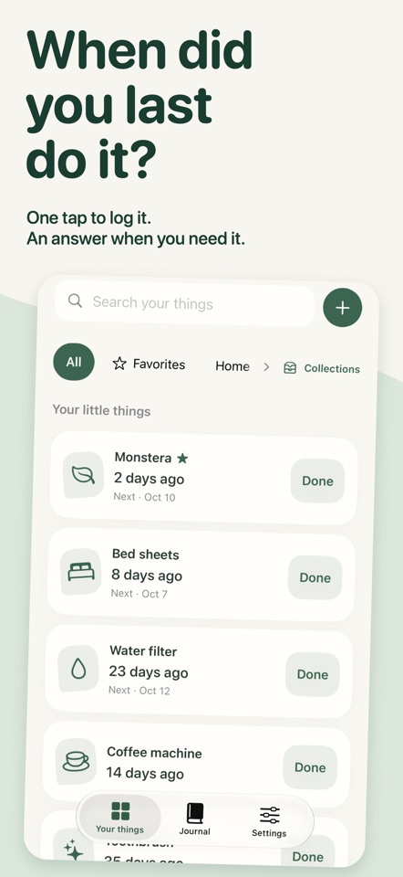 KeepWhen: Done & Remembered screenshot 1