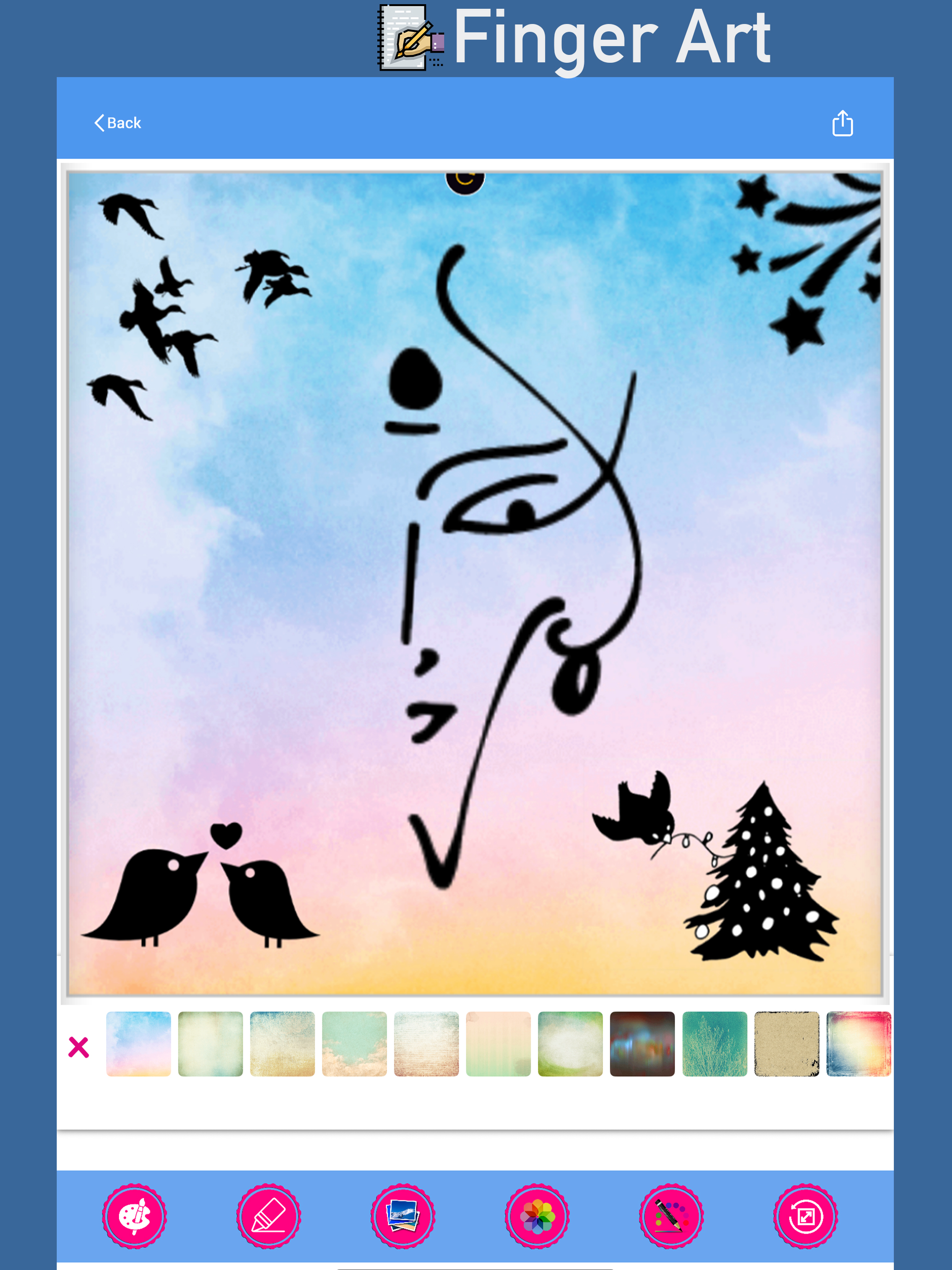 Finger Art Cam : Ai NameArtify