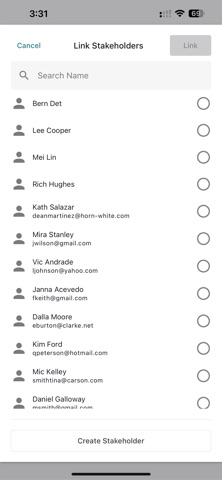 Simply Stakeholders screenshot