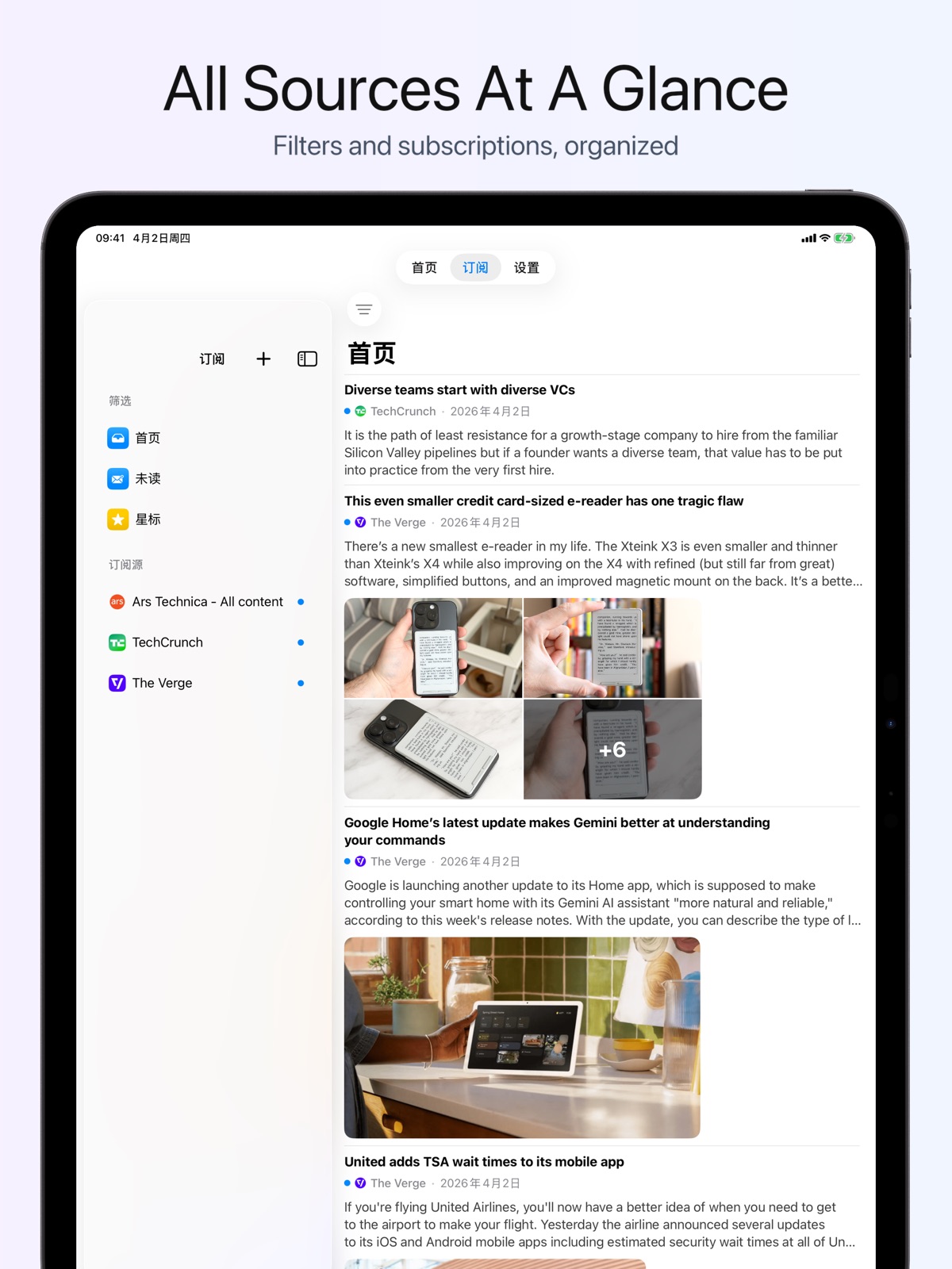 WeaveRead: RSS Feed Reader ipad screenshot 4