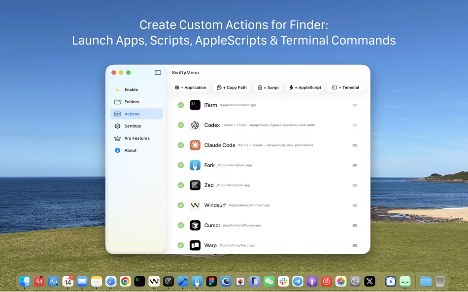 #1. SwiftyMenu (macOS) بواسطة: 圣罡 汤