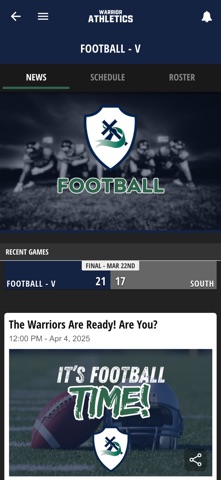 LRCA Athletics screenshot