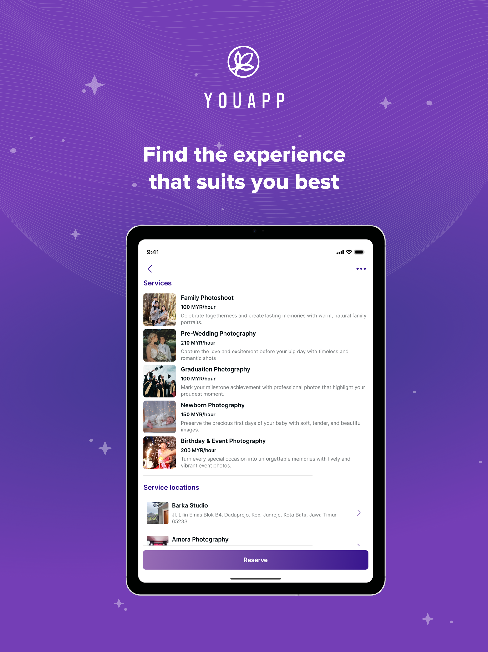 YouApp: Trips & Experiences