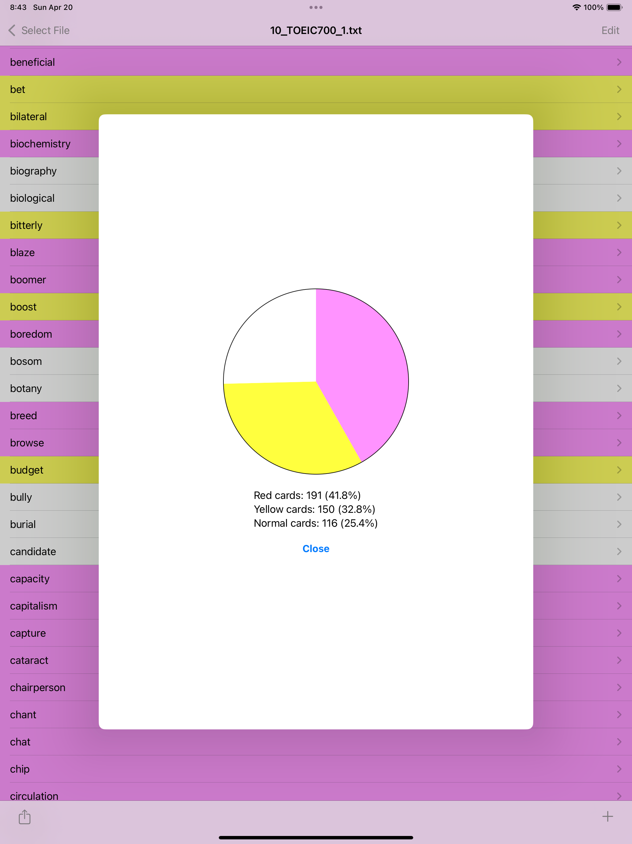 Flashcards - mobatan2 screenshot 18