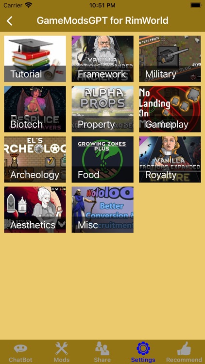 Game Mods GPT for Rim Survival