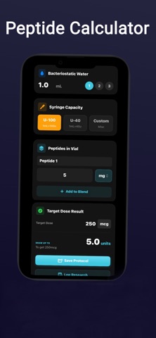 Pepster - Peptide Calculator screenshot