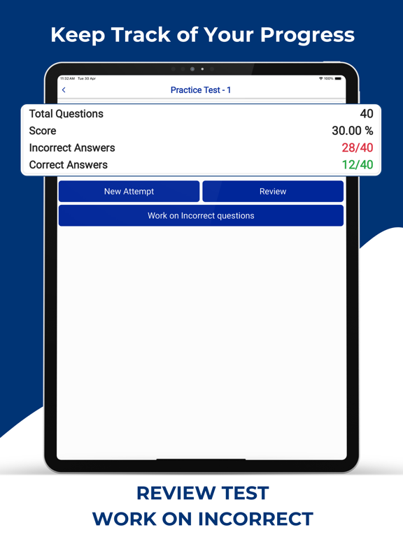 Maryland MVA Permit Practice iPad screenshot 4 - Education app