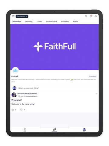 FaithFull Flock iPad screenshot