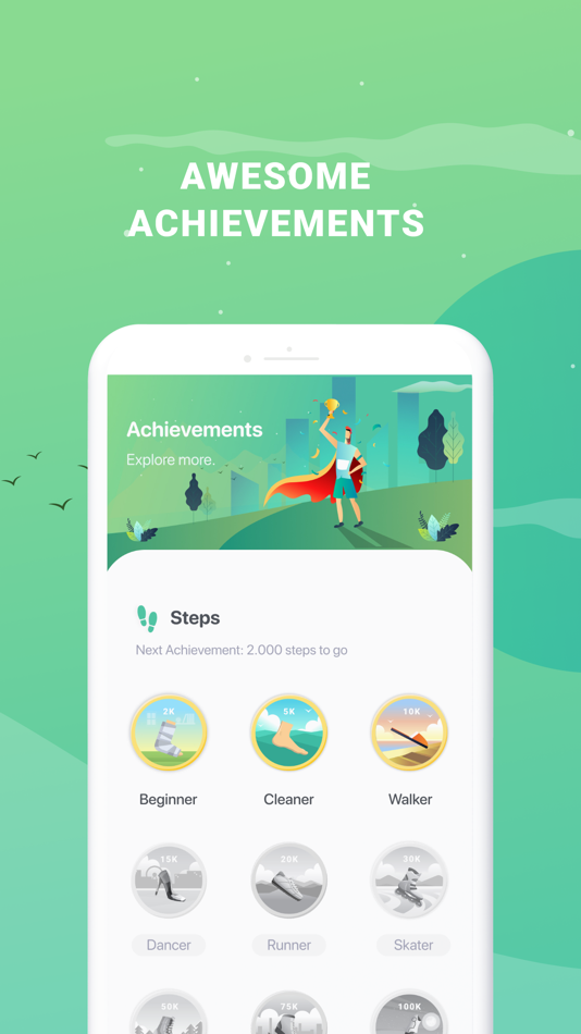 #8. Pedometer - Step Counter App (iOS) 由: Dan Nguyen Ngoc Dan