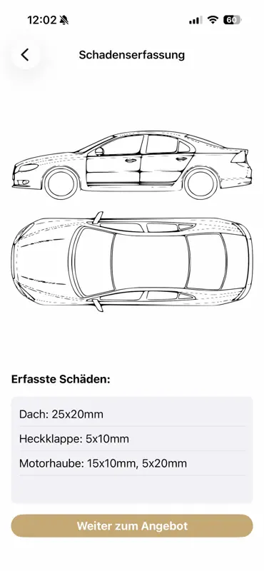 Dent-App Dellen Kalkulator screenshot 2 of 4