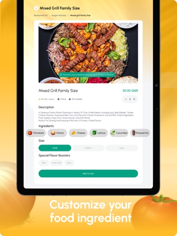 Go.Food iPad screenshot