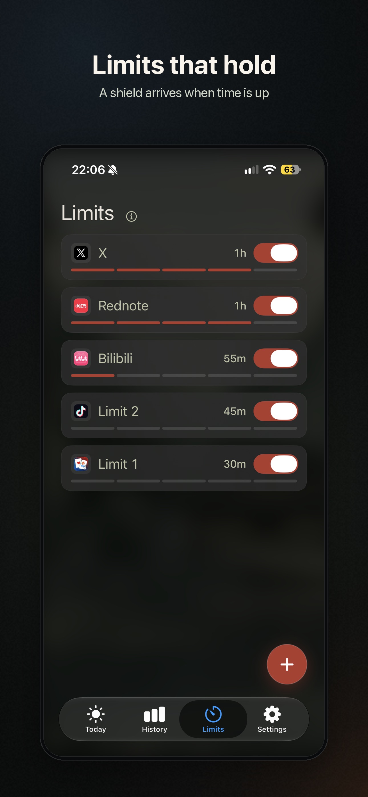 Screenshot 3 of Sundial - Daily app limits