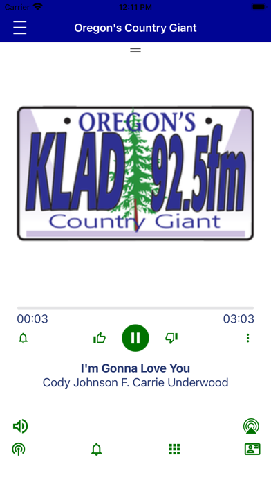 Screenshot 1 of 92.5 KLAD, Klamath Falls App