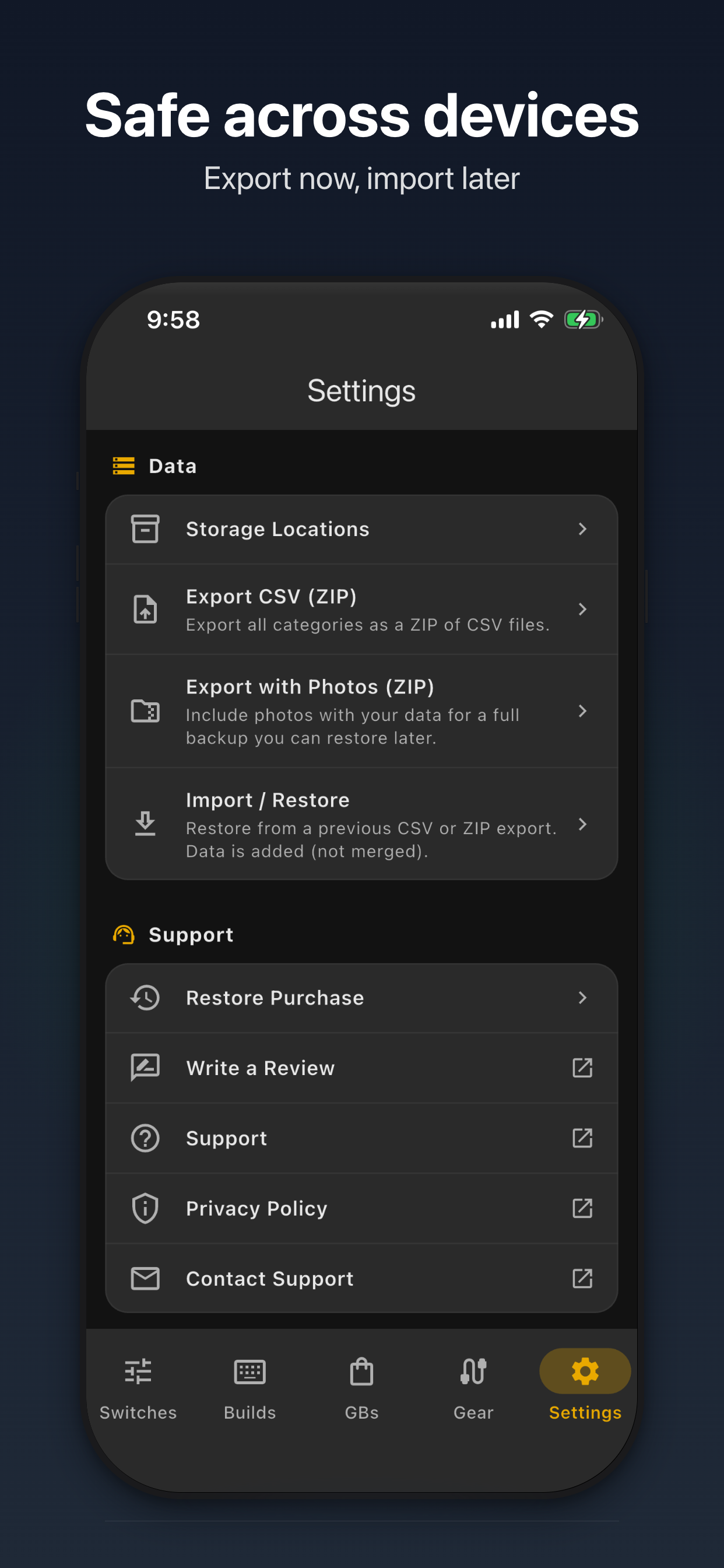 ThockLog screenshot 6