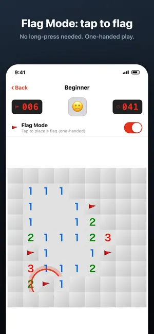 Minesweeper: One-Hand Puzzle screenshot 2
