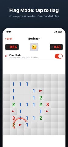 Minesweeper: One-Hand Puzzle Screenshot 2 of 4