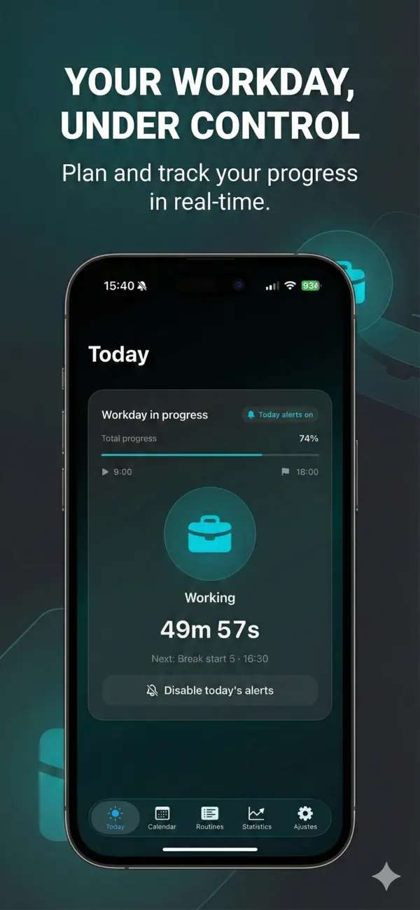 #1. WorkPause (iOS) โดย: Daniel Almansa