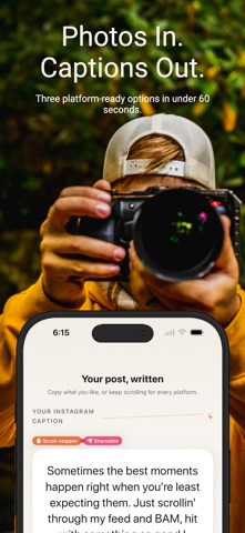 PostMint: Hashtag & Caption AI screenshot