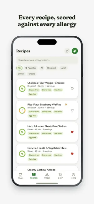 Allergy-Safe Meal Planner screenshot 3