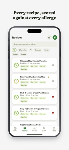 Allergy-Safe Meal Planner Screenshot 3 of 5