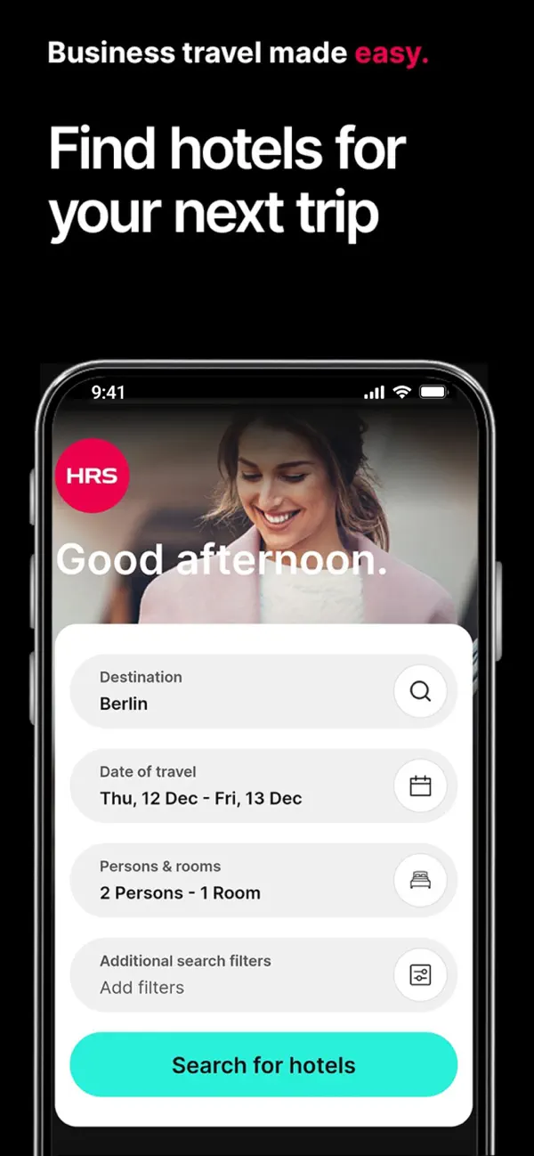 Screenshot #1 pour HRS: Find and book hotels