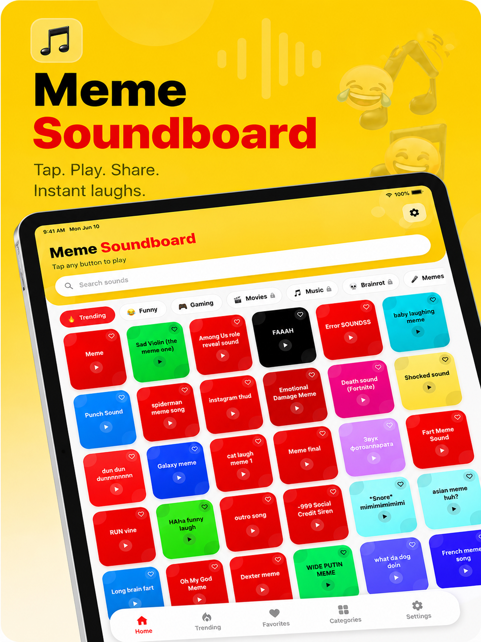 Brainrot Soundboard: Memes Box screenshot 6