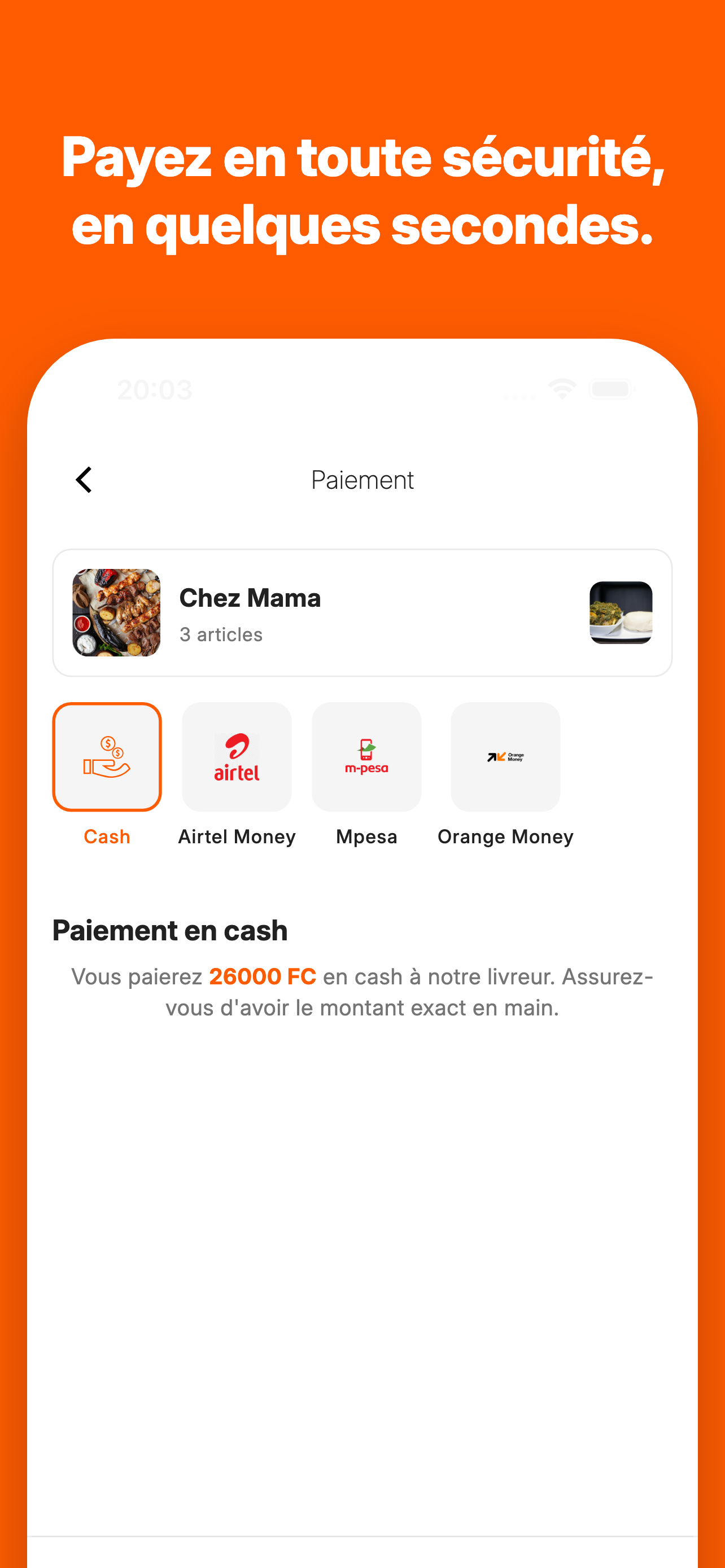 Nafuu - Livraison des repas screenshot 3