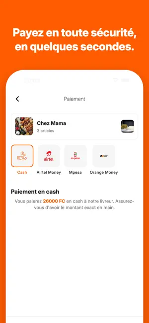 Nafuu - Livraison des repas screenshot 3