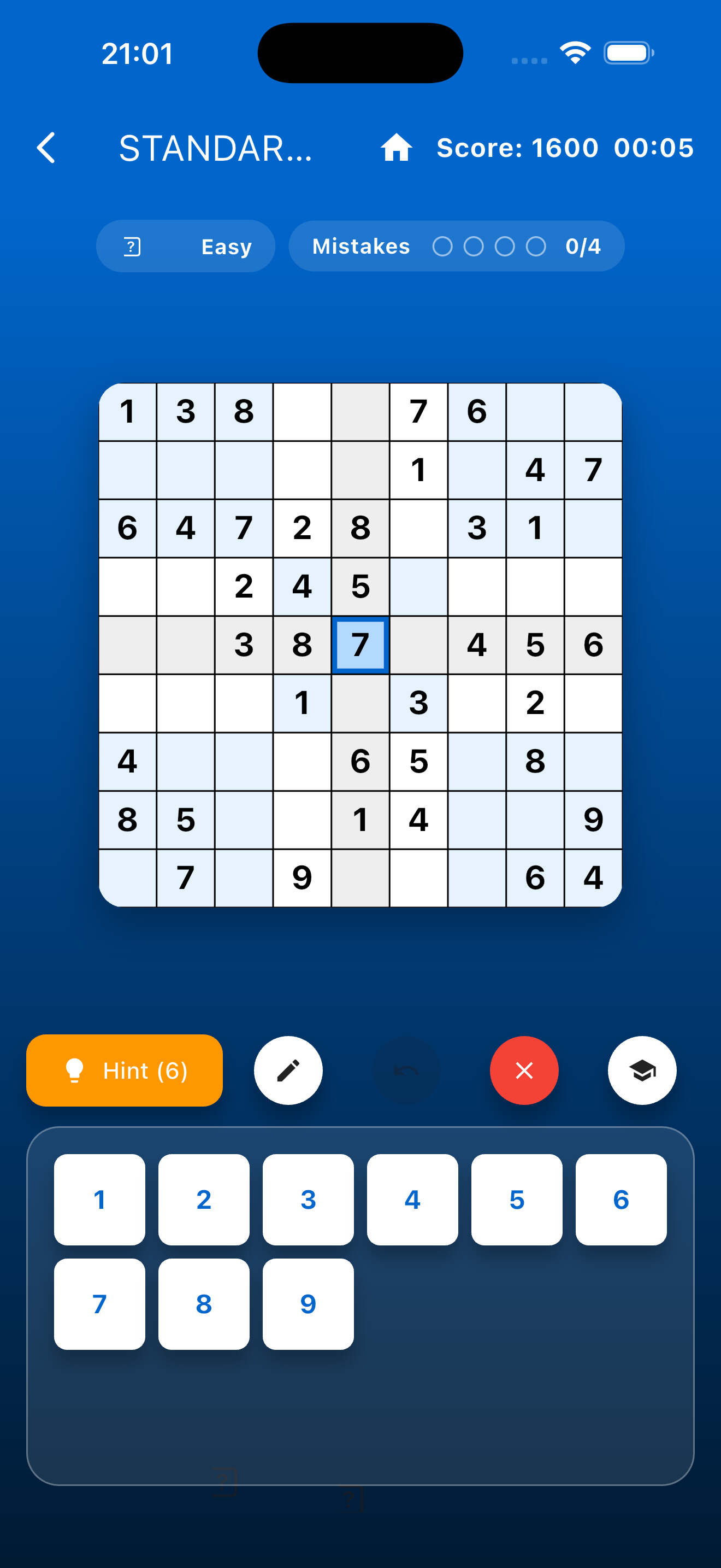CrispSudoku screenshot 2