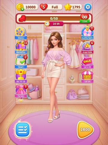 Fashion Match: Beauty Story iPad screenshot