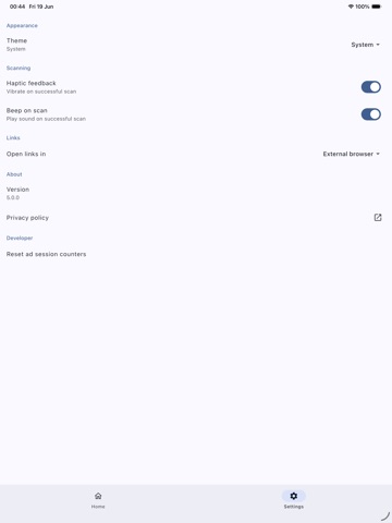 QByte: QR Scanner / Generator iPad screenshot