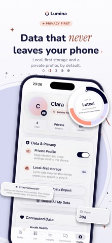 Lumina:Period & Cycle Screenshot 5 of 5