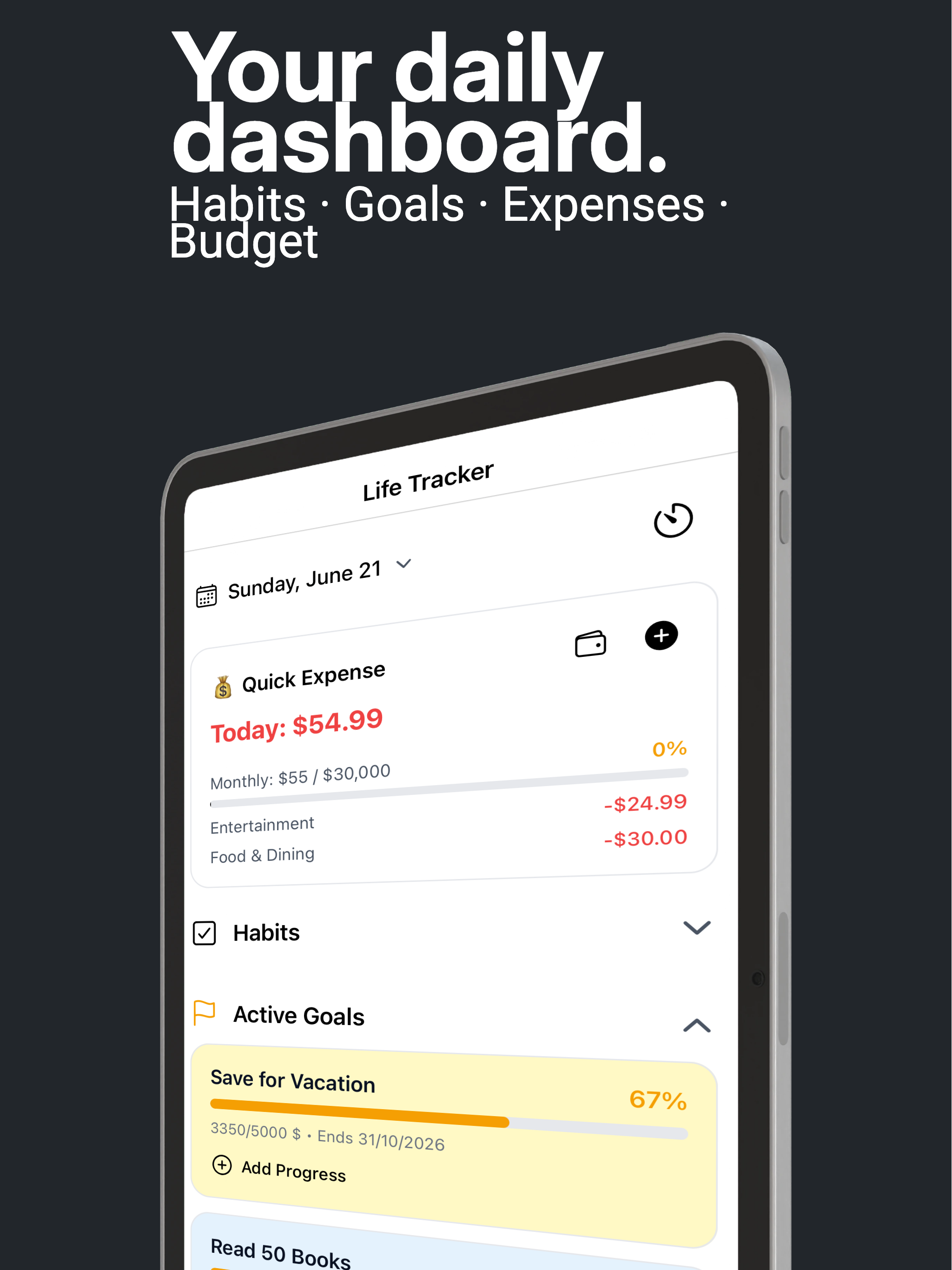 LifeTrack: Habits & Goals screenshot 7