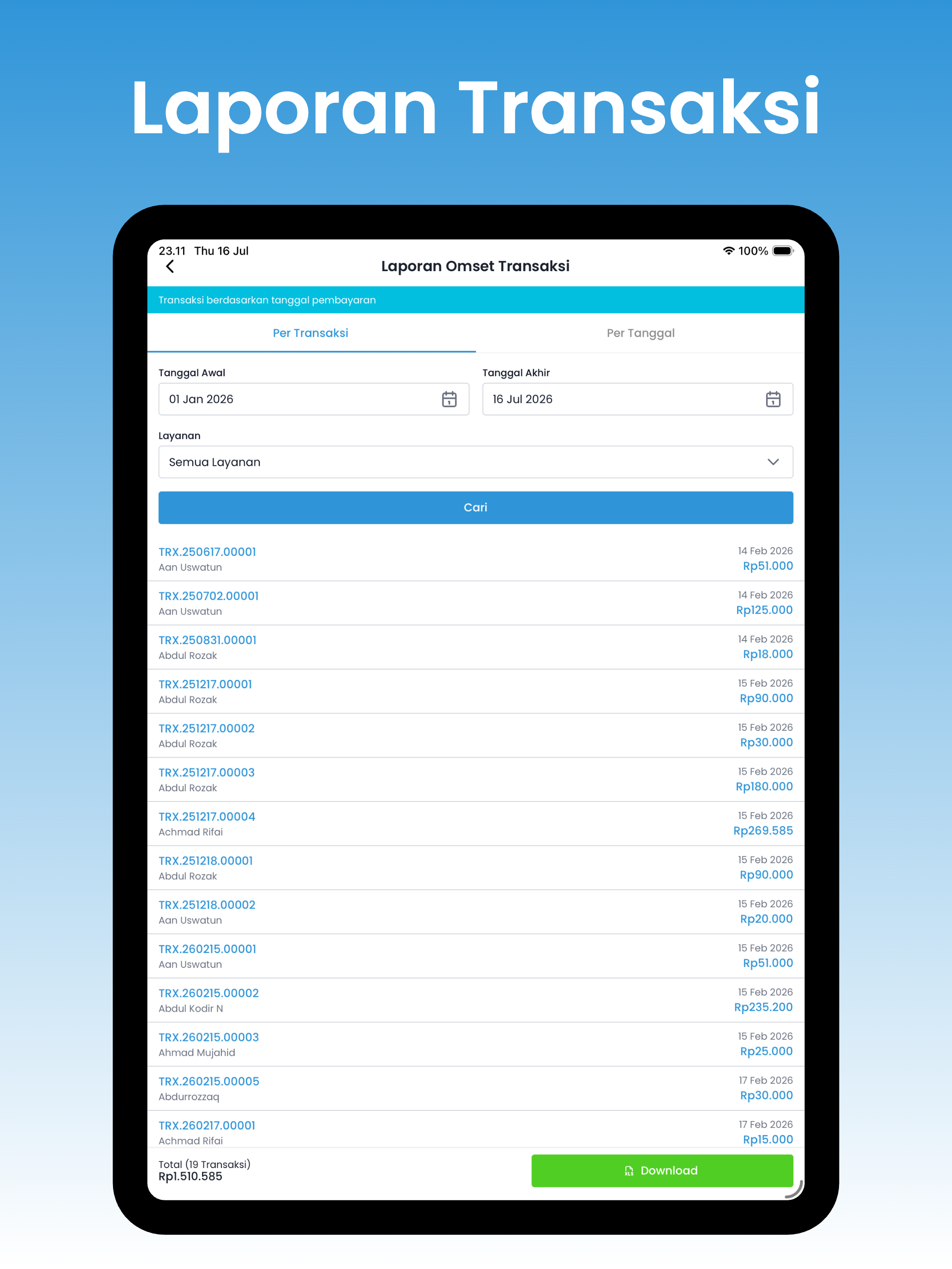 Randori - Kasir Bisnis Laundry screenshot 15