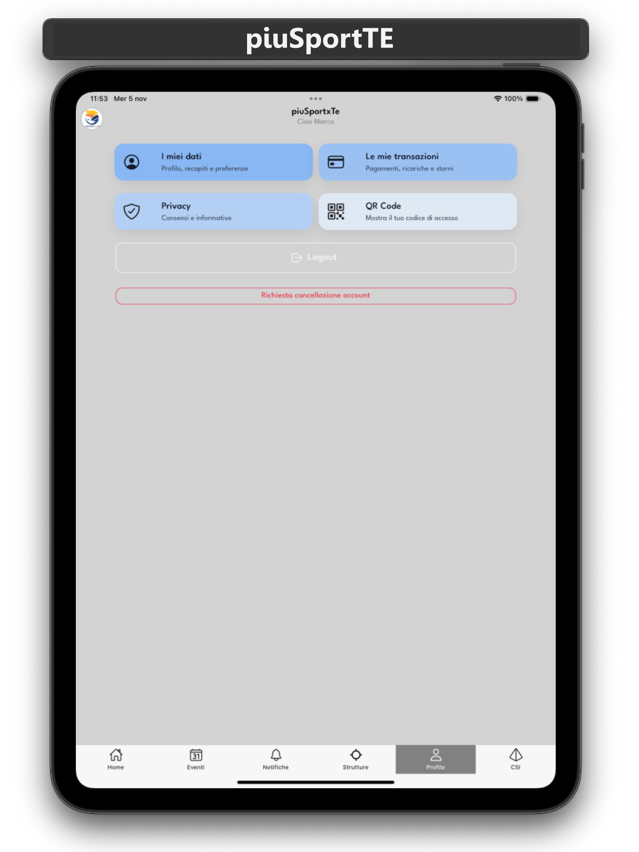 piuSportxTE screenshot 16
