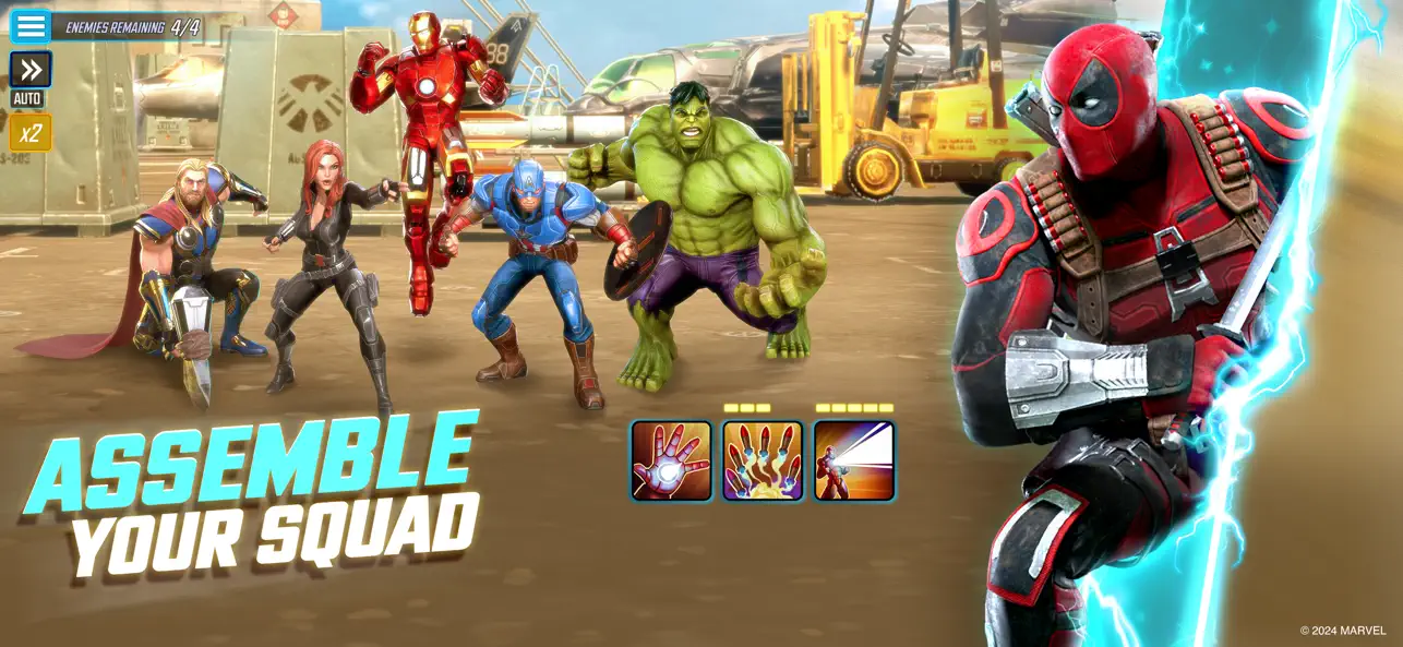 #1. MARVEL Strike Force: Squad RPG (iOS) By: Scopely, Inc.