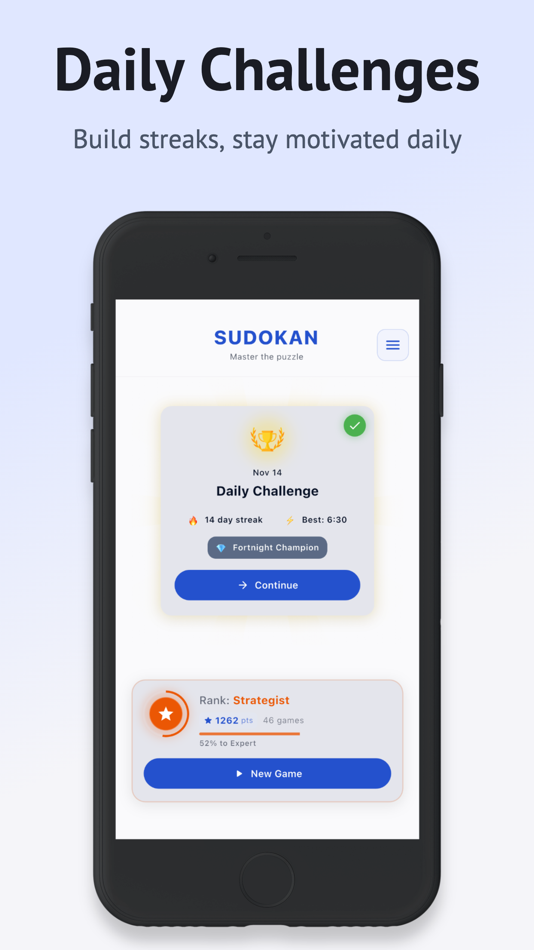 #4. Sudokan - Smart Sudoku (iOS) 由: Bloom Byte SRL