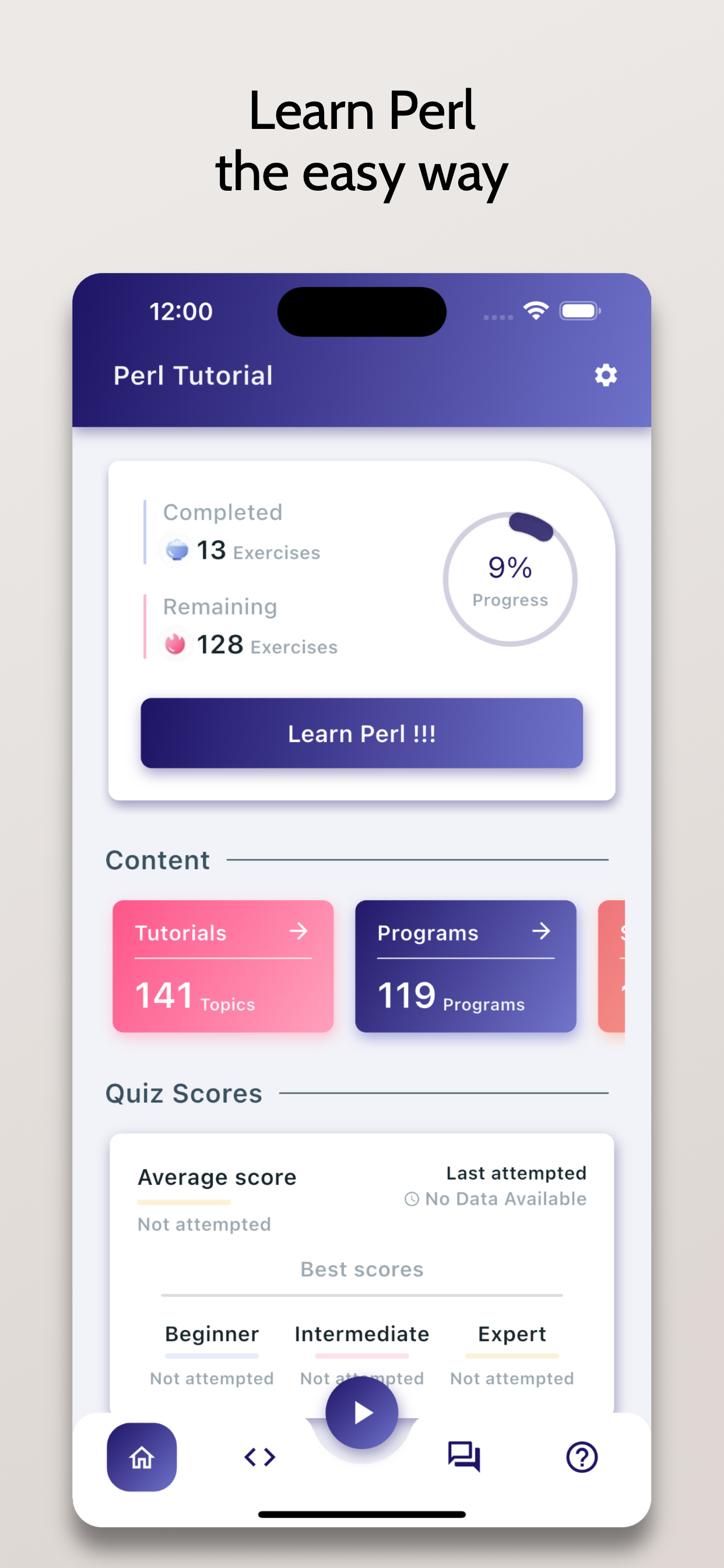 Learn Perl - OnePercent