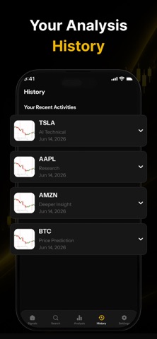 Trendory: AI Trading Analyzer iPhone screenshot