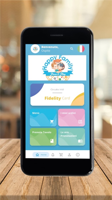 Pizzeria happy family Screenshot
