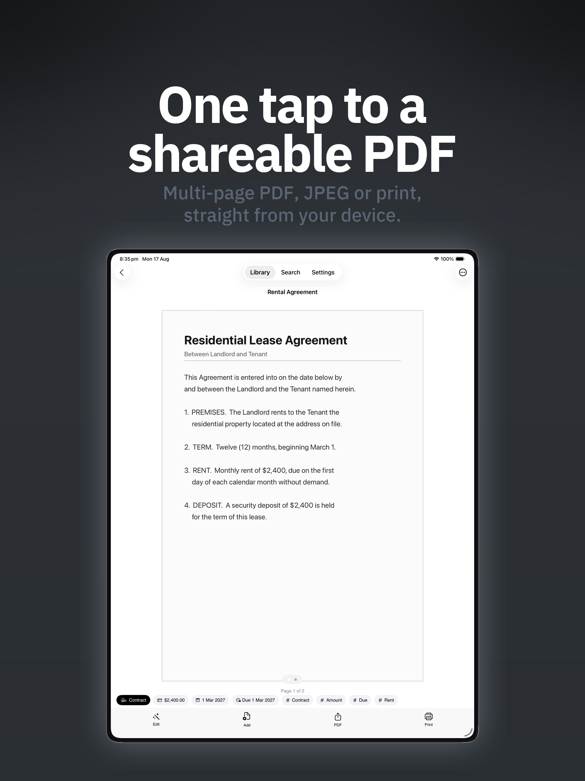 ScanOnce: PDF Doc Scanner screenshot 8