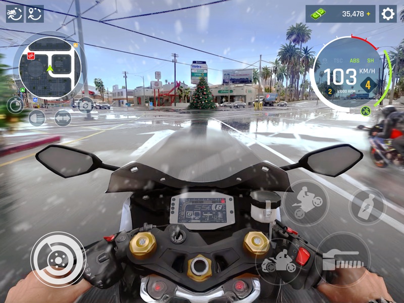 Real Moto Driving Racing World screenshot 9