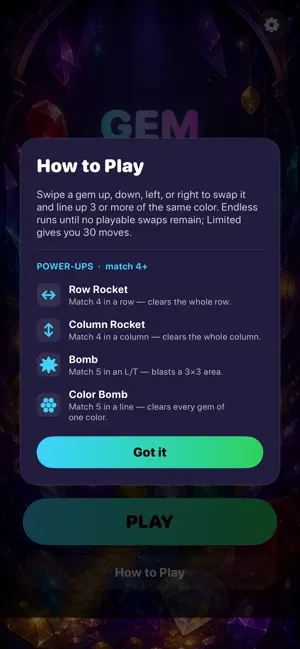 GEM Matching Game screenshot 4