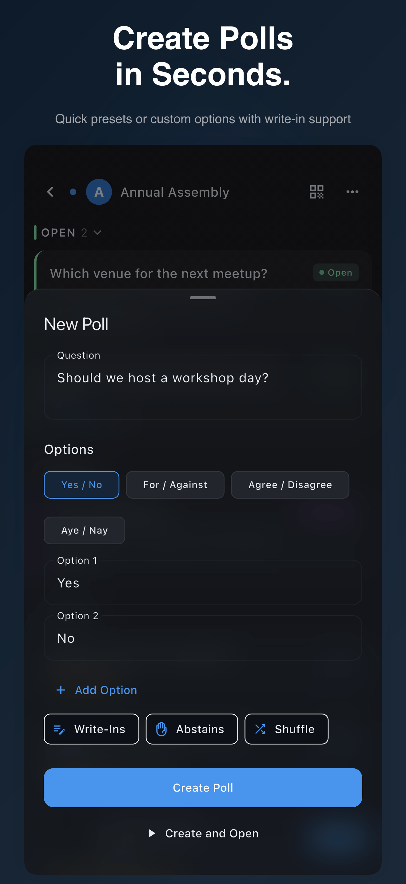MeshVote by Magnalia screenshot 4