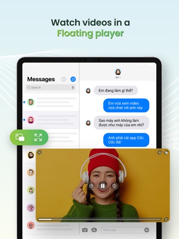 Cốc Cốc: Web Browser & Adblock iPad screenshot 4