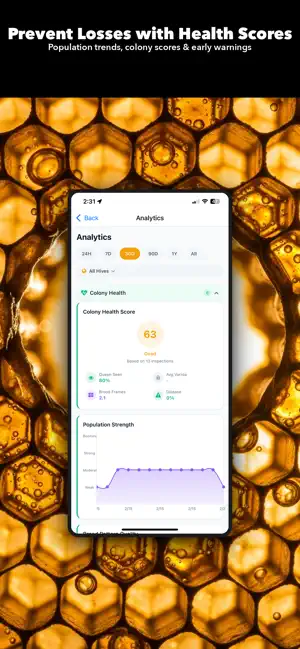 HiveSense: Smart Hive Tracker screenshot 2